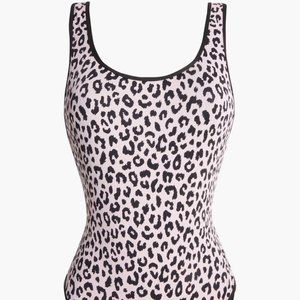 Leopard-print swimsuit XS
